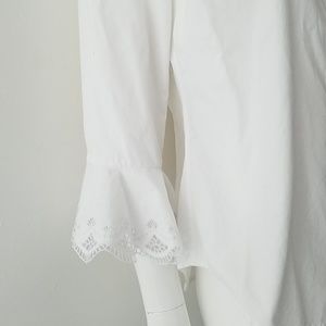 LAST CHANCE Ralph Lauren White Bell Sleeve